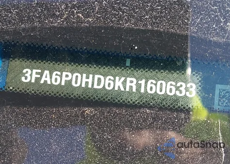 2019 Ford Fusion Se z USA, uszkodzony, nr VIN 3FA6P0HD6KR160633